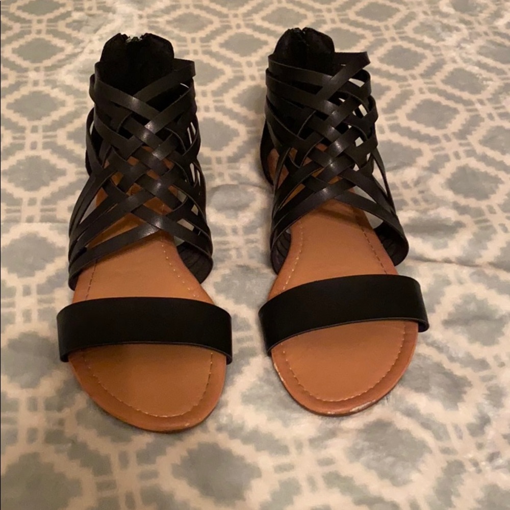 Black strap Sandals